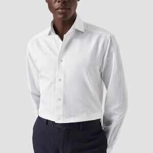 Eton | Elevated Cotton-Linen Slim Fit Button-Up Shirt | NWOT